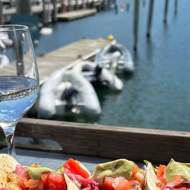 Taco night by the harbor