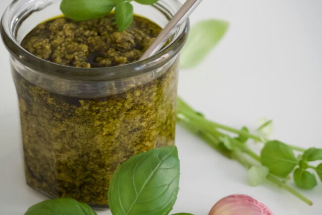 Carrot Top Pesto
