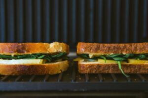 Grilled Cheese and Spinach Sandwich