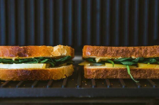 Grilled Cheese and Spinach Sandwich